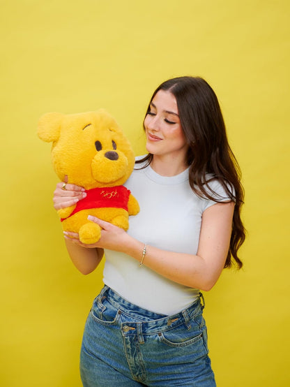 Simba official Disney Huggables Pooh 35cm Plush hugging cushion for kids gift, birthday