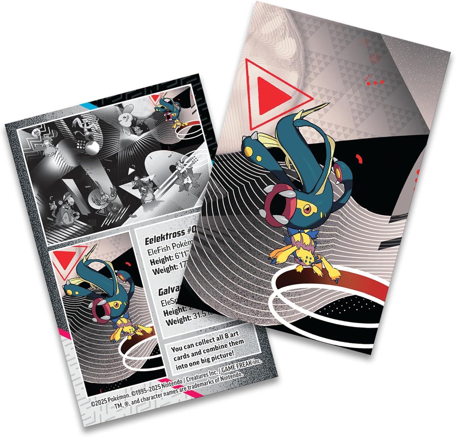 Pokémon TCG: Unova Mini Tin – Eelektross & Galvantula (2 Booster Packs & 1 Sticker Card