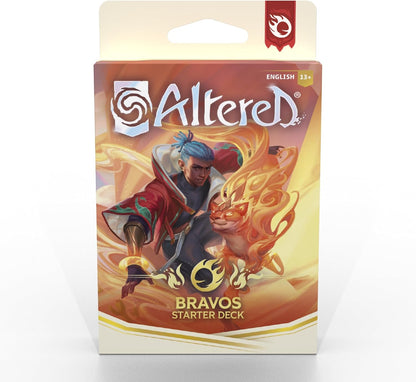 Equinox , Altered: Beyond the Gates - Bravos Starter Deck , Collectible Trading Card Game , Ages 13+ , 2 Players , 20-30 Minutes Playing Time
