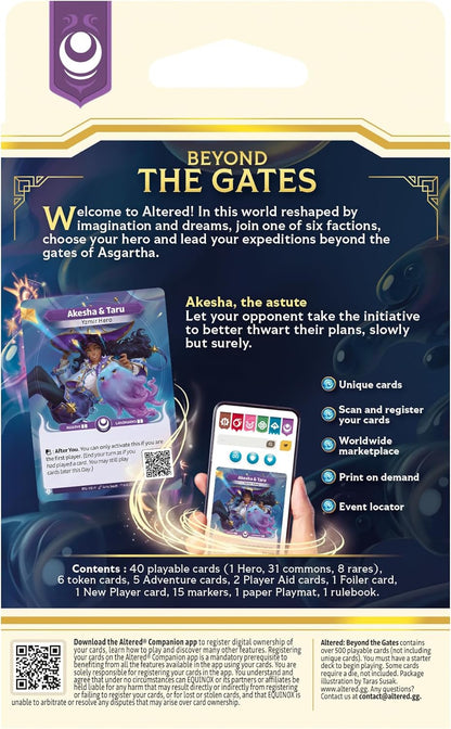 Equinox , Altered: Beyond the Gates - Yzmir Starter Deck , Collectible Trading Card Game , Ages 13+ , 2 Players , 20-30 Minutes Playing Time