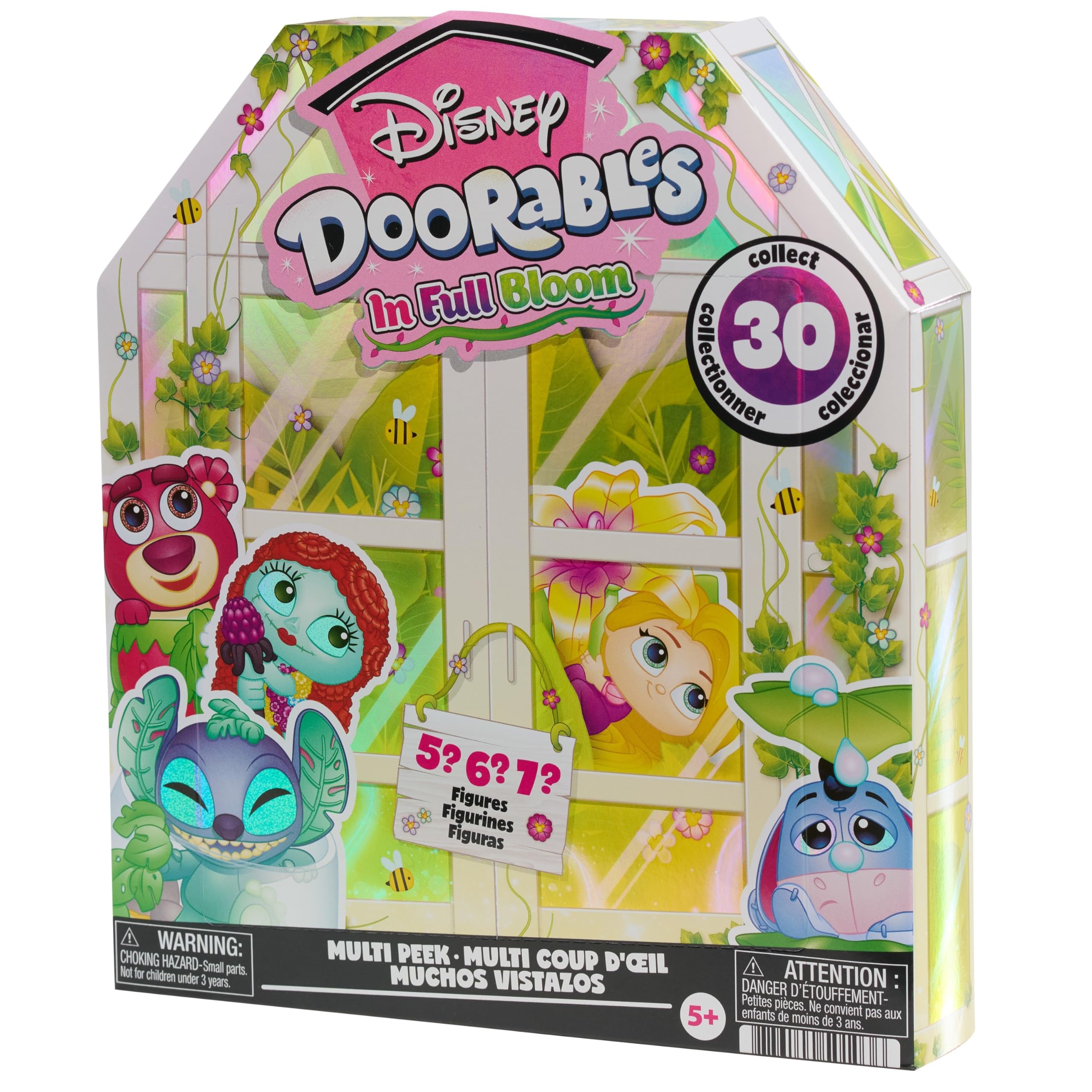 Disney Doorables In Full Bloom Multi Peek Series 15 - Mystery Floral Themed Mini Figures, Assemble and Display, Collectible Disney Surprise Toy, For Collectors, Fans, Tweens & Kids 5 Up
