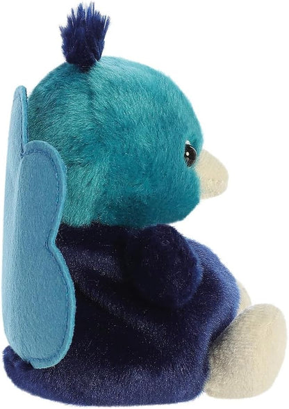 AURORA 33941, Palm Pals Elton Peacock, 13cm, Soft Toy, Blue