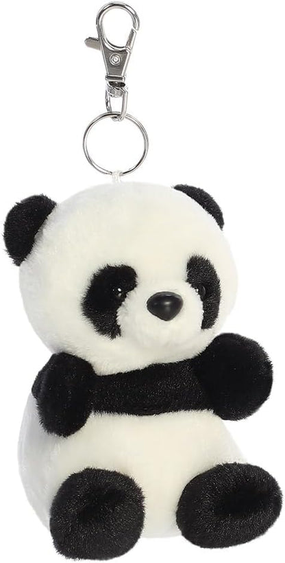 AURORA 34057, Palm Pals Bamboo Panda Clip-On, 10cm, Soft Toy, White & Black