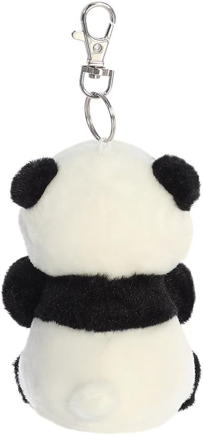 AURORA 34057, Palm Pals Bamboo Panda Clip-On, 10cm, Soft Toy, White & Black