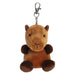 AURORA 34099, Palm Pals Sid Capybara Clip-On, 10cm, Soft Toy, Brown