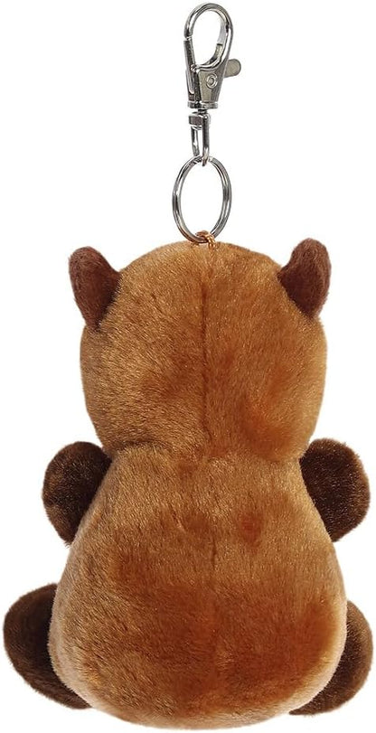 AURORA 34099, Palm Pals Sid Capybara Clip-On, 10cm, Soft Toy, Brown
