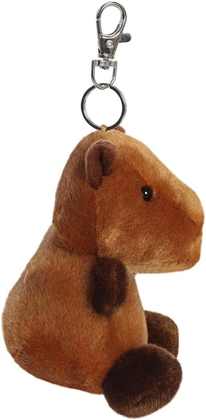 AURORA 34099, Palm Pals Sid Capybara Clip-On, 10cm, Soft Toy, Brown