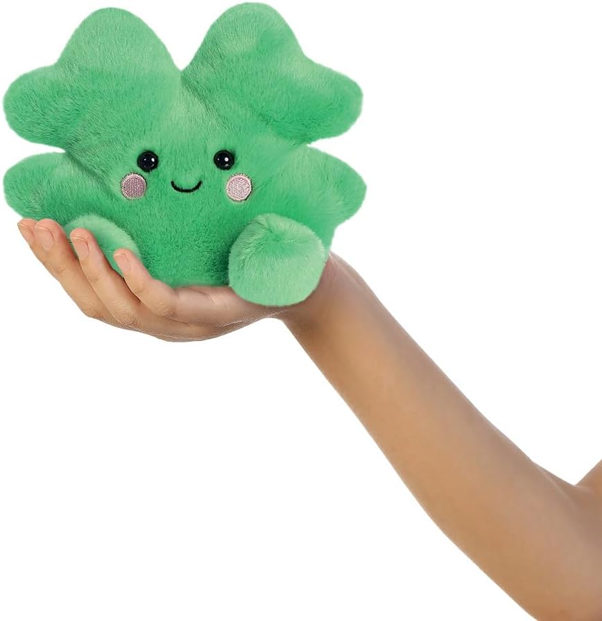 AURORA 77226, Palm Pals Chance Clover, 13cm, Soft Toy, Green
