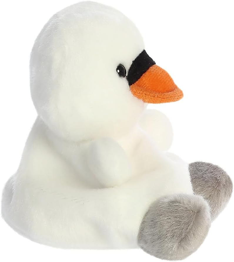 AURORA 82145, Palm Pals Alina Swan, 13cm, Soft Toy, White