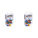 25 Spilli con torretta colorata "Push Pins" (mm. 1,15 x 23) - Scatola appendibile - Leone Dell'Era Made in Italy (Confezione da 2)