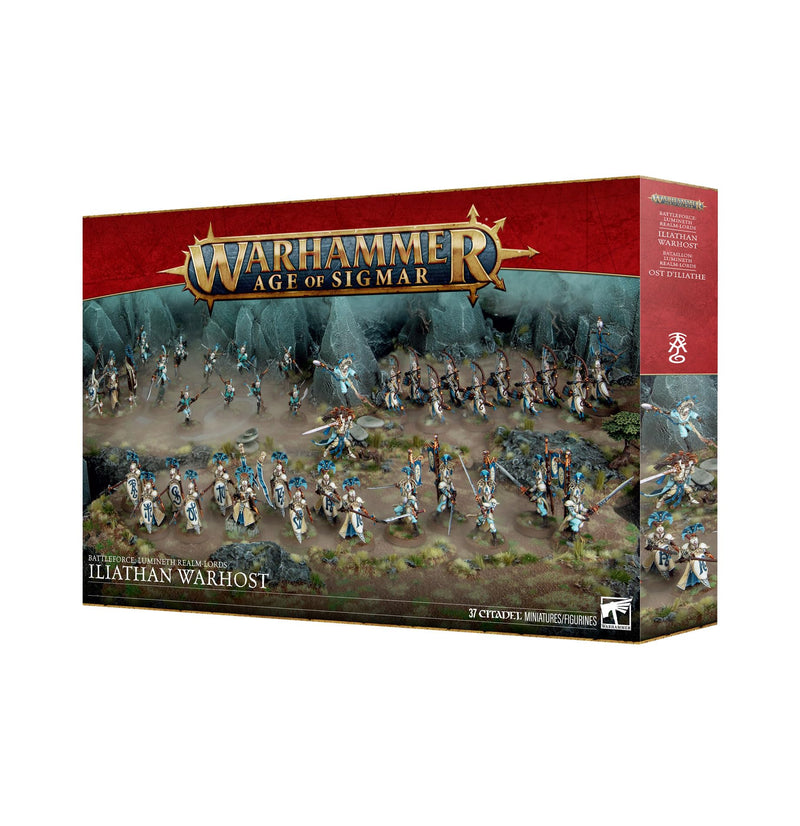 Games Workshop - Warhammer - Age of Sigmar - Battleforce - Lumineth Realmlords - Iliathan Warhost (Boxed Set