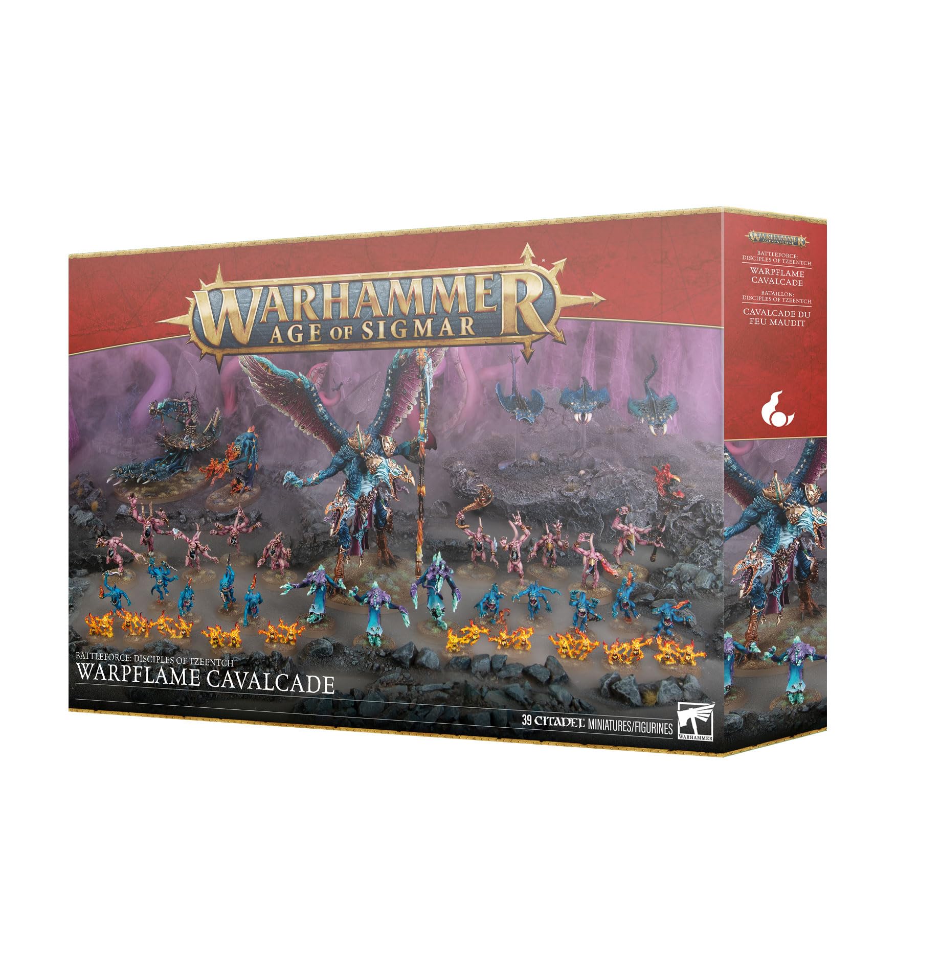 Games Workshop - Warhammer - Age of Sigmar - Battleforce - Disciples of Tzeentch - Warpflame Cavalcade (Boxed Set