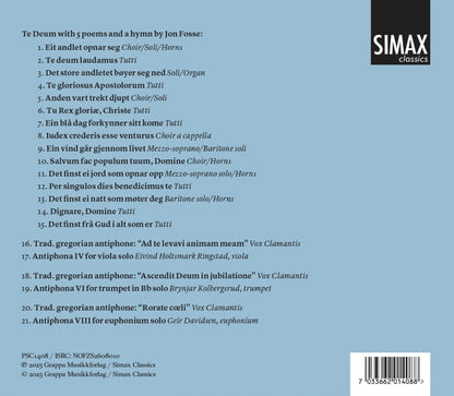 Henrik Odegaard: Te Deum - With 5 Poems and a Hymn By Jon Fosse