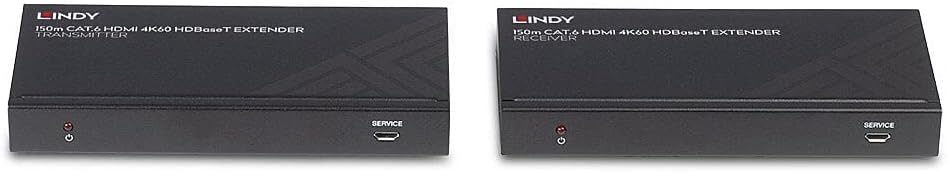 LINDY Extender HDBaseT Cat.6 HDMI 4K60, IR & RS-232, 150 m