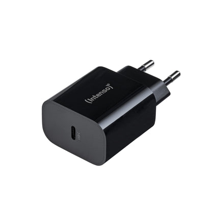 Intenso W20C Power Adapter, 20W, USB-C Connector, for iPhone, Samsung Galaxy, iPad and more, Black
