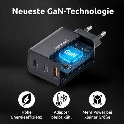 Intenso Power Adapter 1X Usb-A/2X Usb