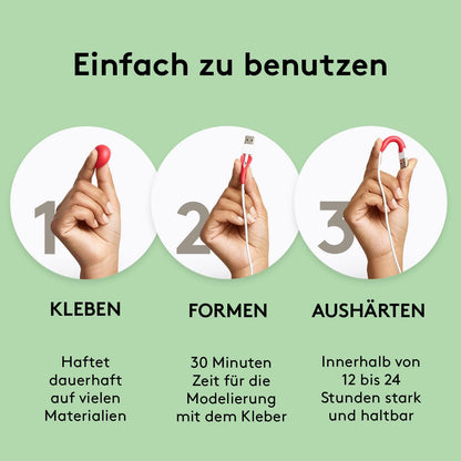 tesa Sugru formbar Allzwckkleb 3er schw.