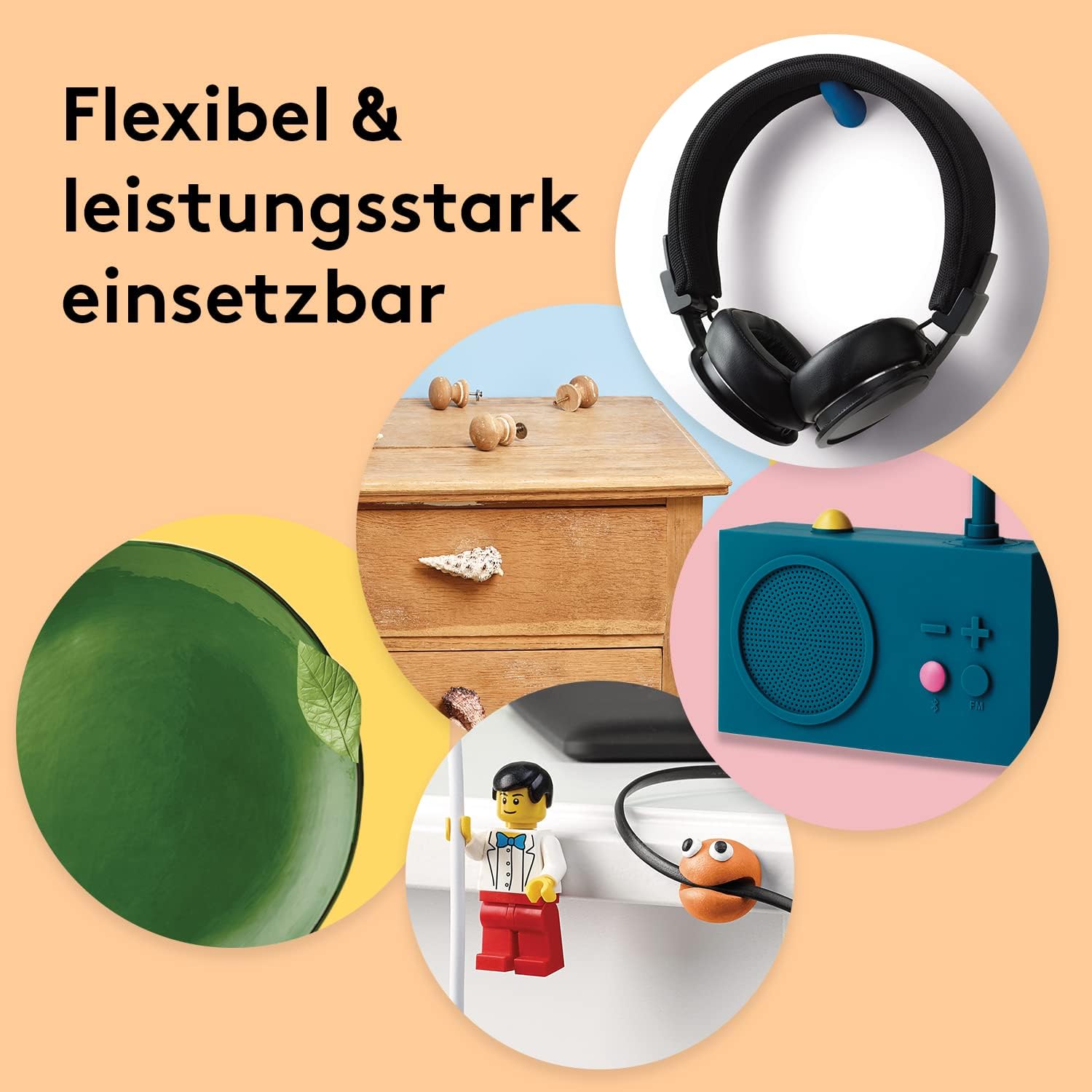 tesa Sugru formbar Allzwckkleb 3er schw.