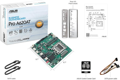 ASUS Pro A620at-Csm - Corporate Stable Model Amd A620a Am5 Thin Mini Itx 2 Ddr5