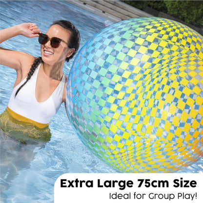 Bestway TOIS Inflatable Panel Beach Ball for Holiday Swimming Pool Party Beach Birthday Gift,