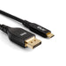 CLUB3D USB Type C Cable to DP 2.1 Bi-Directional VESA DP80 Certified Cable M/M 1m/3.28ft