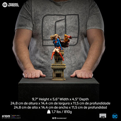 Iron Studios Collectible Statue DC Comics Series #8 Supergirl Art Scale 1/10 9.7 Inches 24.8cm