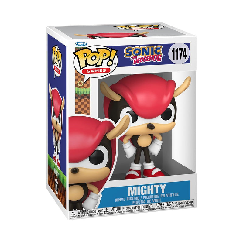 Funko Pop! Games: Sonic the Hedgehog - Mighty - Collectable Vinyl Figure - Gift Idea - Official Merchandise - Toys for Kids & Adults - Video Games Fans - Model Figure for Collectors and Display