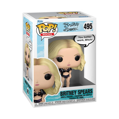 Funko Pop! Sayings: Britney Spears - Work Btch - Collectable Vinyl Figure - Gift Idea - Official Merchandise - Toys for Kids & Adults - Music Fans - Model Figure for Collectors and Display