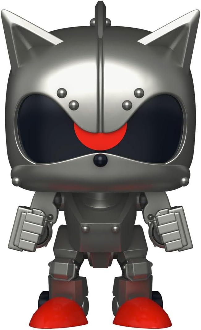 Funko Pop! Games: Sonic the Hedgehog - Mecha Sonic - Collectable Vinyl Figure - Gift Idea - Official Merchandise - Toys for Kids & Adults - Video Games Fans - Model Figure for Collectors and Display