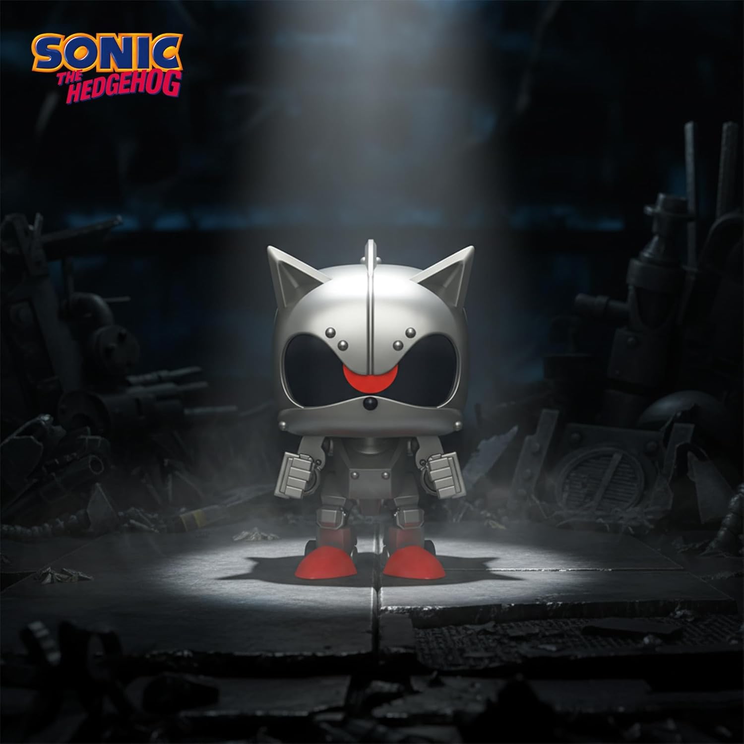 Funko Pop! Games: Sonic the Hedgehog - Mecha Sonic - Collectable Vinyl Figure - Gift Idea - Official Merchandise - Toys for Kids & Adults - Video Games Fans - Model Figure for Collectors and Display