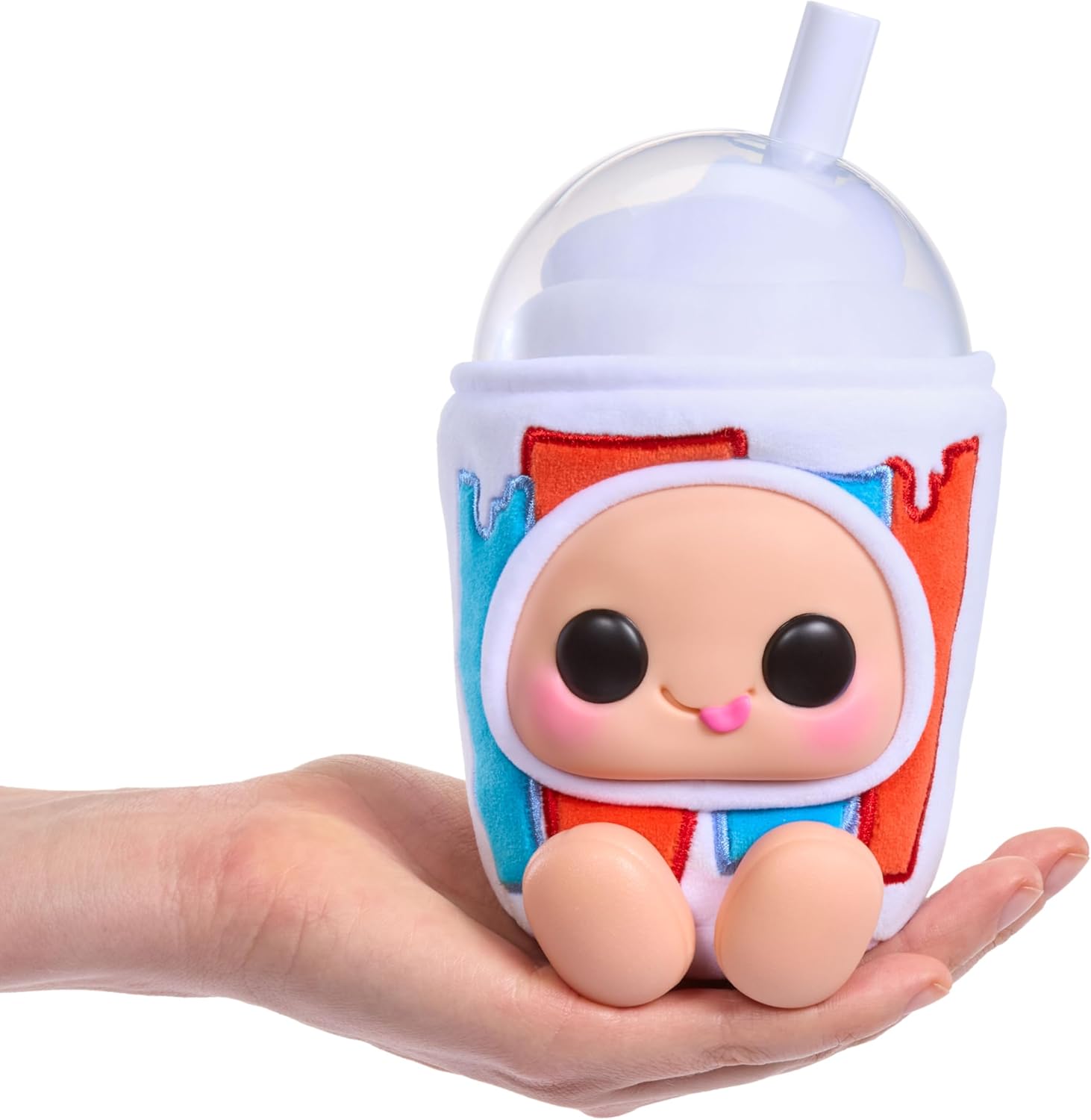 ICEE Slushies Series - Soft Collectable Plush Characters, 3 to Collect Including Cherry, Blue Raspberry and White Cherry, For All Ages