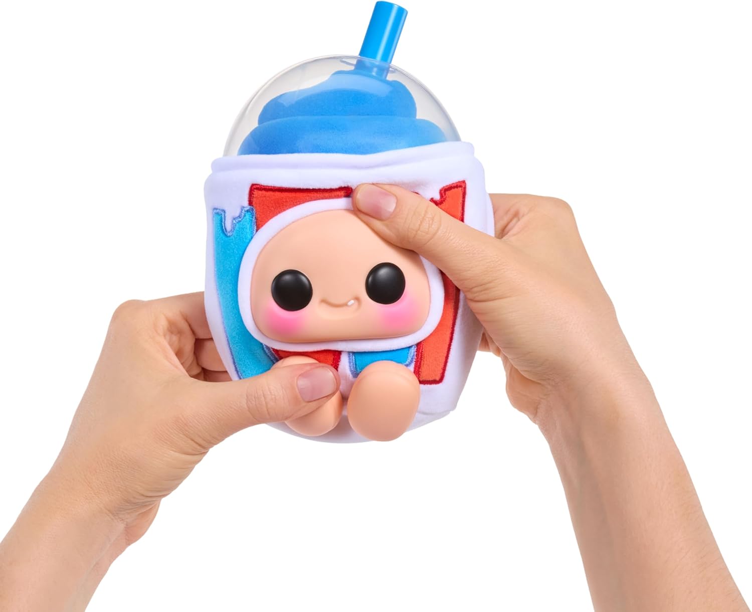 ICEE Slushies Series - Soft Collectable Plush Characters, 3 to Collect Including Cherry, Blue Raspberry and White Cherry, For All Ages