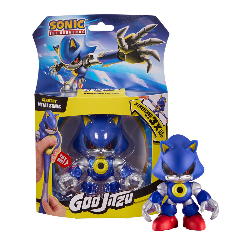 Heroes of Goo Jit Zu Sonic the Hedgehog – Metal Sonic Stretchy Hero! Squeeze and stretch Sonic's body up to 3 times its size!