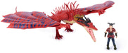 Dreamworks Dragons How to Train Your Dragon, Monstrous Nightmare and Snotlout, Viking Duo Action Figures, Kids Toys for Boys Ages 4 and up