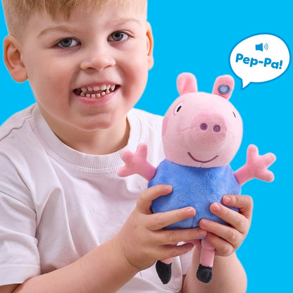 Peppa Pig Talking George, Plush Toy With Speech & Sound Effects, Pre-School Soft Toy