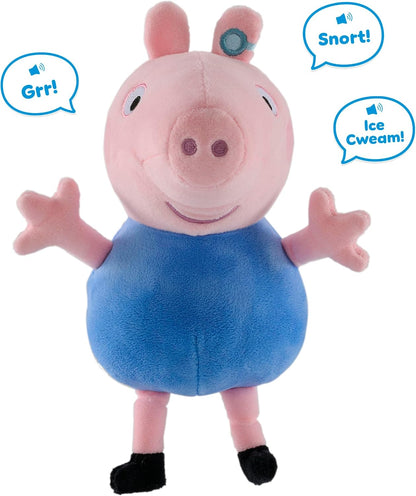 Peppa Pig Talking George, Plush Toy With Speech & Sound Effects, Pre-School Soft Toy