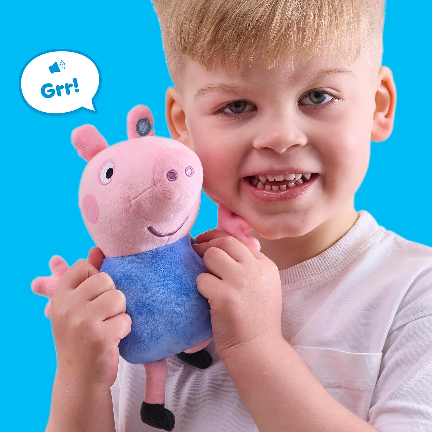 Peppa Pig Talking George, Plush Toy With Speech & Sound Effects, Pre-School Soft Toy