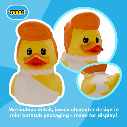 TUBBZ Mini: Flintstones - Wilma Flintstone Cosplaying Rubber Duck Vinyl Figure – Official Collectible for Fans of Flintstones