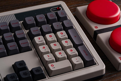 8Bitdo Retro 108 Mechanical Keyboard with 108 Keys and Integrated Numpad, Bluetooth/2.4G/USB-C Hot Swappable Wireless Gaming Keyboard for Windows and Android - N Edition - QWERTY ANSI US Layout