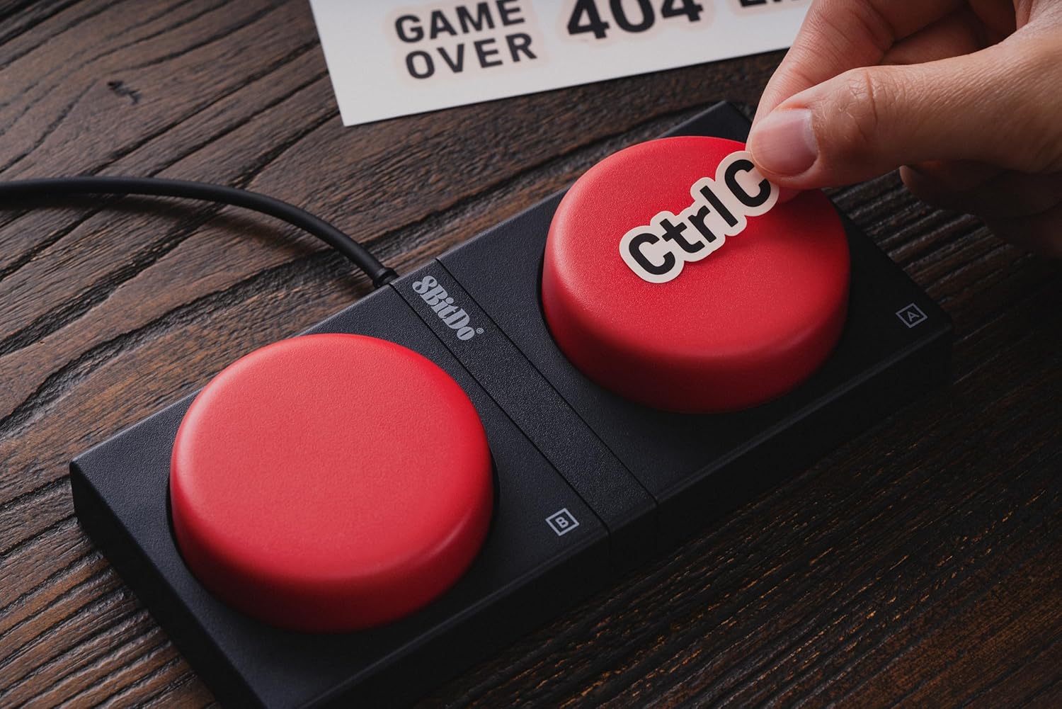 8Bitdo Retro Mechanical Keyboard, Bluetooth/2.4G/USB-C Hot Swappable Gaming Keyboard with 87 Keys, Dual Super Buttons and Super Stick for Windows and Android - ISO UK Layout - C64 Edition