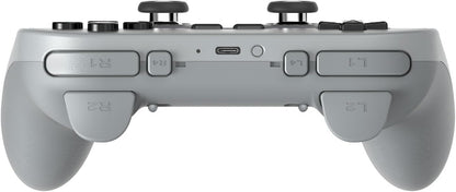 8BitDo Pro 3 Bluetooth Controller for Switch/Switch 2 – TMR Joysticks, Swappable ABXY Buttons, Pro Back Buttons, Charging Dock, Hall Effect Triggers, for Windows, Apple, SteamOS, Android - Gray