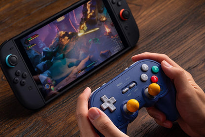 8BitDo Pro 3 Bluetooth Controller for Switch/Switch 2 – TMR Joysticks, Swappable ABXY Buttons, Pro Back Buttons, Charging Dock, Hall Effect Triggers, for Windows, Apple, SteamOS, Android - Gray