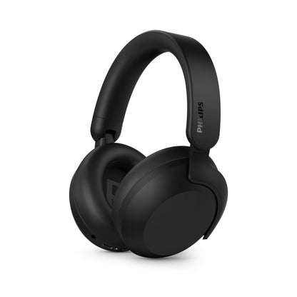 Philips TAH8000EBK/00 Cuffie Bluetooth over-ear wireless – Cancellazione del rumore, 70H di riproduzione, Assistente vocale compatibile, Ideali per viaggiare –