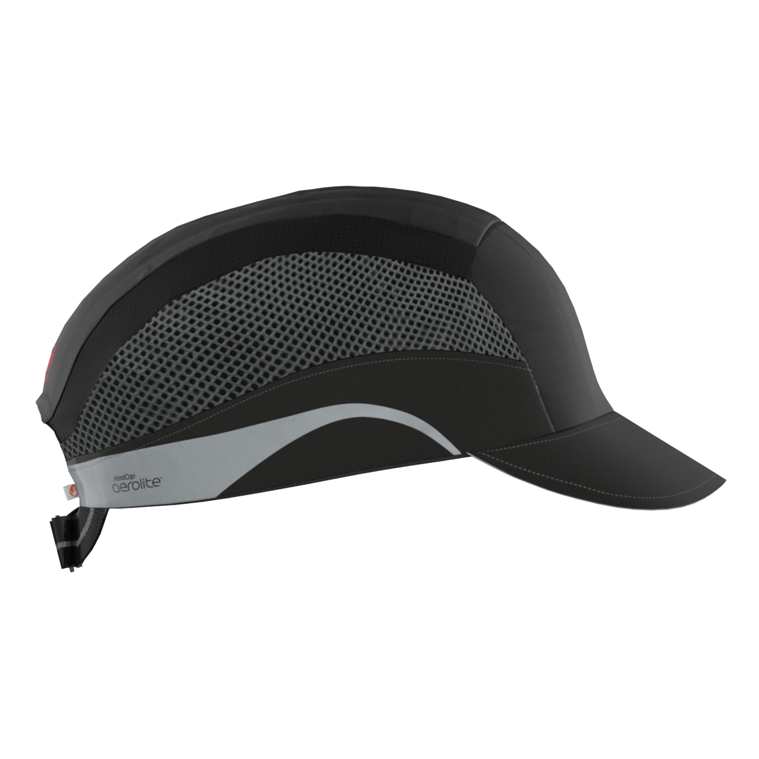 JSP HardCap Aerolite 5cm Short Peak - Black (AAF000-001-100