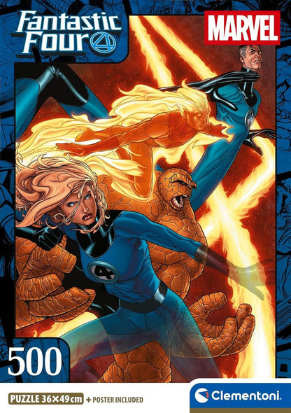 Clementoni 500 Fantastic 4 2025 Compact – Puzzle