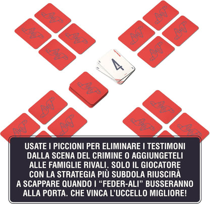 L'Impiccione - Gioco di carte di rapidità e di memoria - 8+ anni + 2-6 giocatori - 15 minuti
