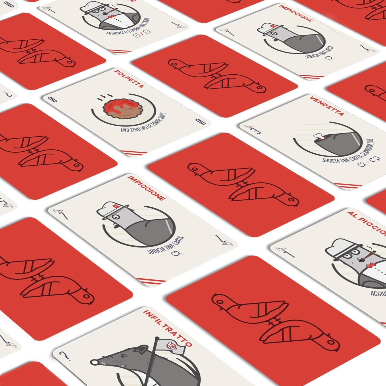 L'Impiccione - Gioco di carte di rapidità e di memoria - 8+ anni + 2-6 giocatori - 15 minuti