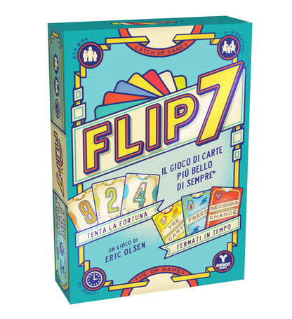 Flip 7 - Gioco di Carte in Italiano per Tutti - Party Game - Gioco Competitivo per 3+ Giocatori