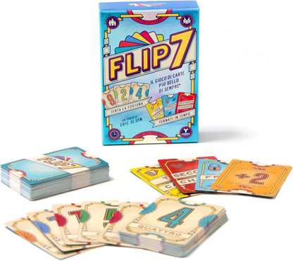 Flip 7 - Gioco di Carte in Italiano per Tutti - Party Game - Gioco Competitivo per 3+ Giocatori