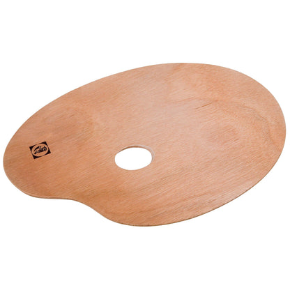Talens Palet Hout Ovaal 25x35cm.